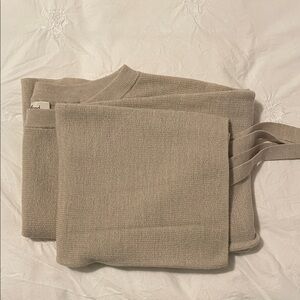 Wilfred Beige Knit Sweater with Ties